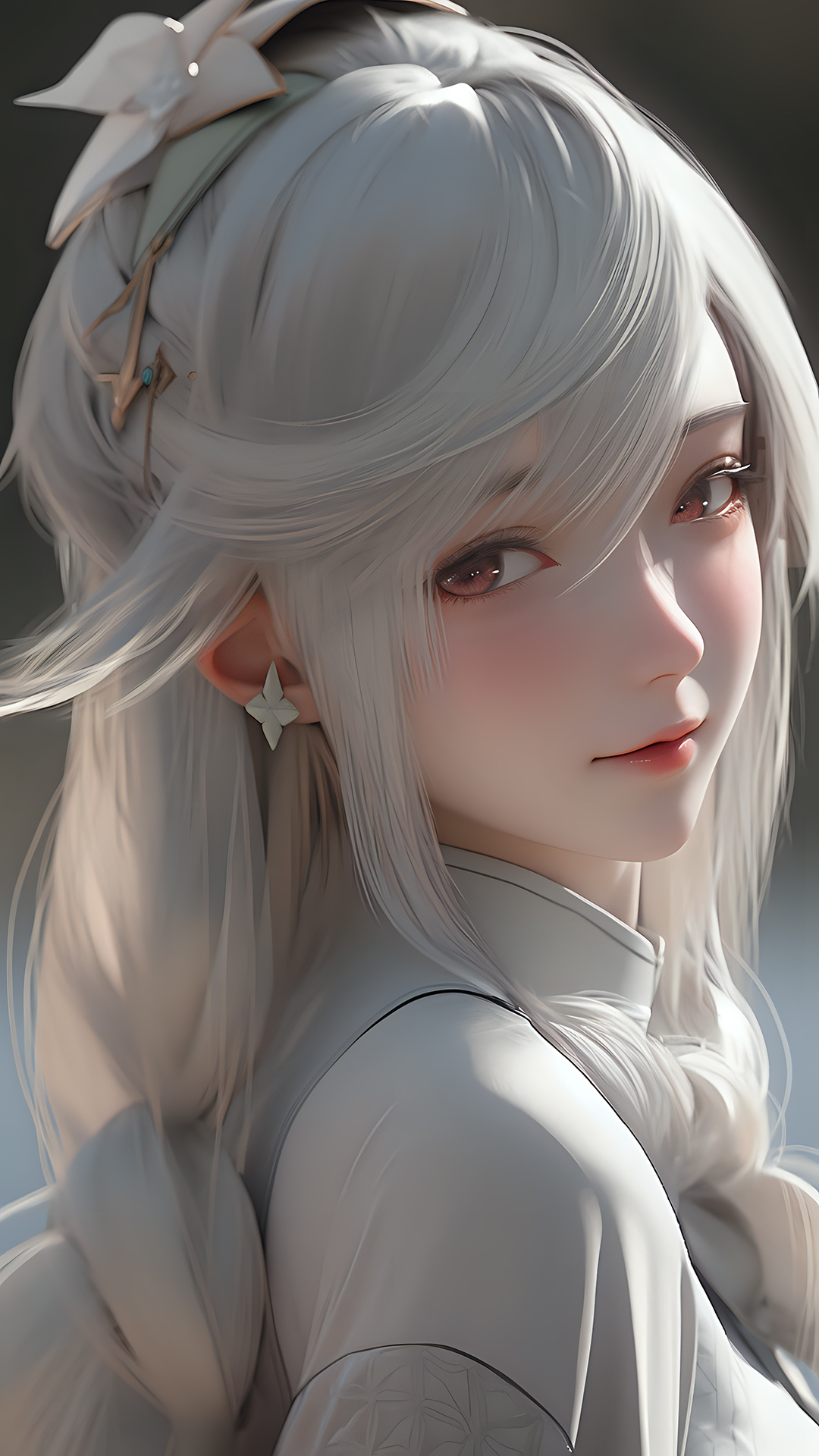 白髮美女-01