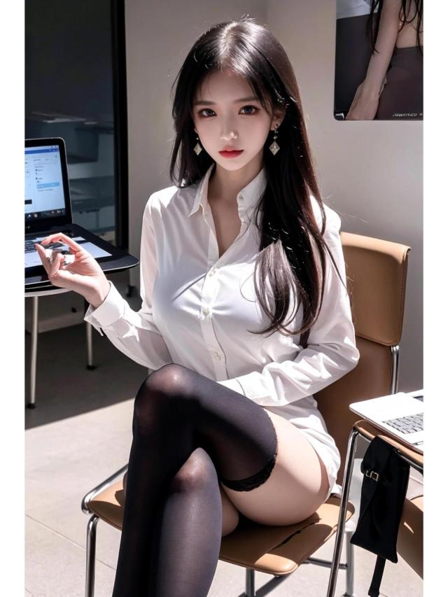 黑絲美女