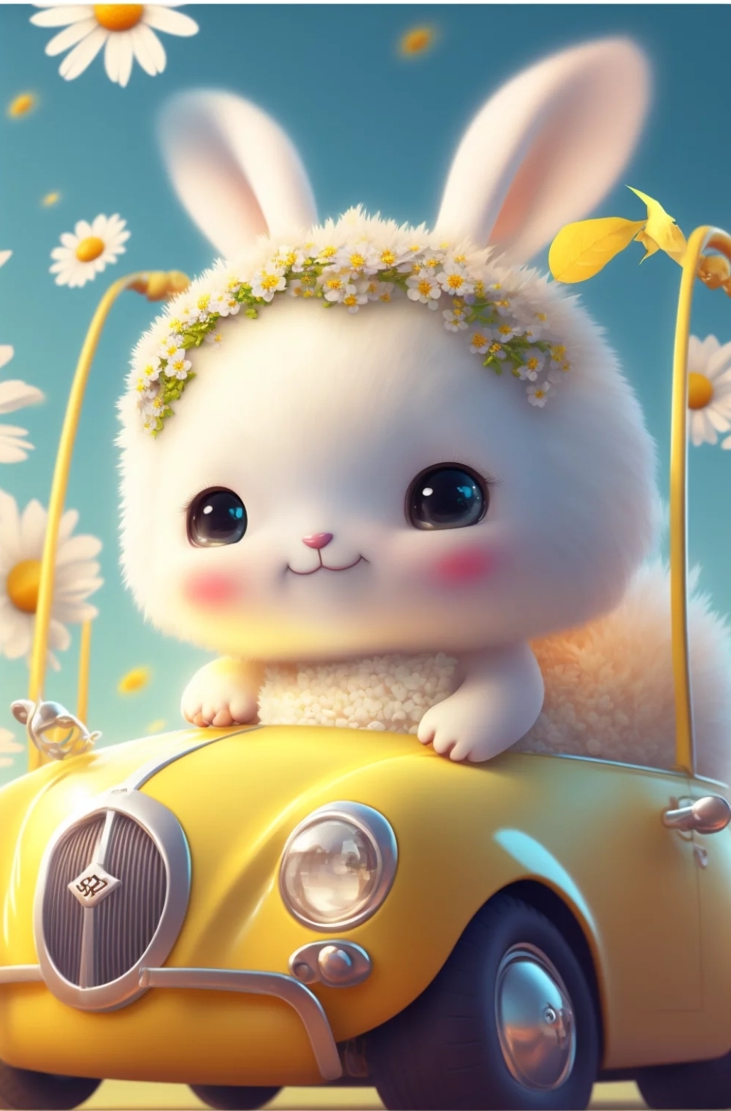 開著小車的兔兔