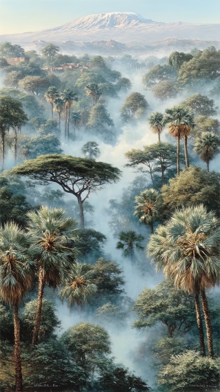 迷雾热带雨林