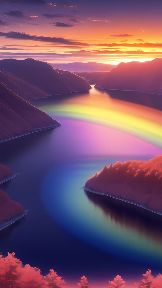 七彩湖畔