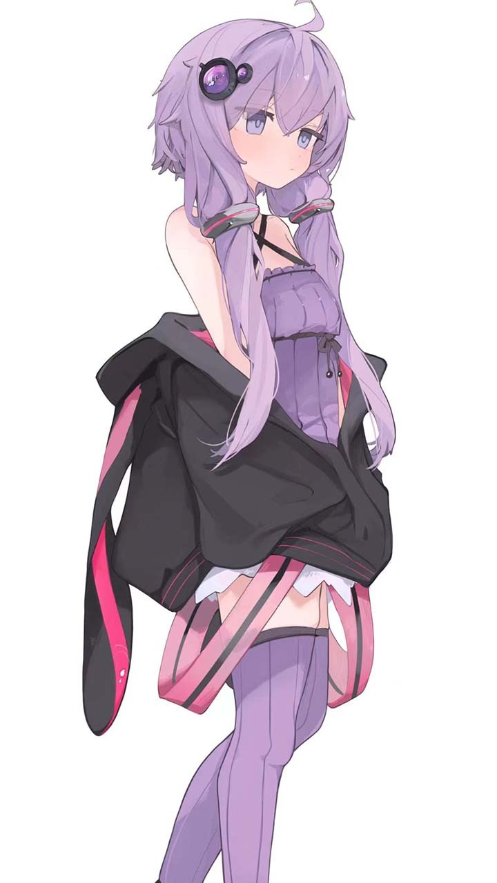 電競紫發美少女