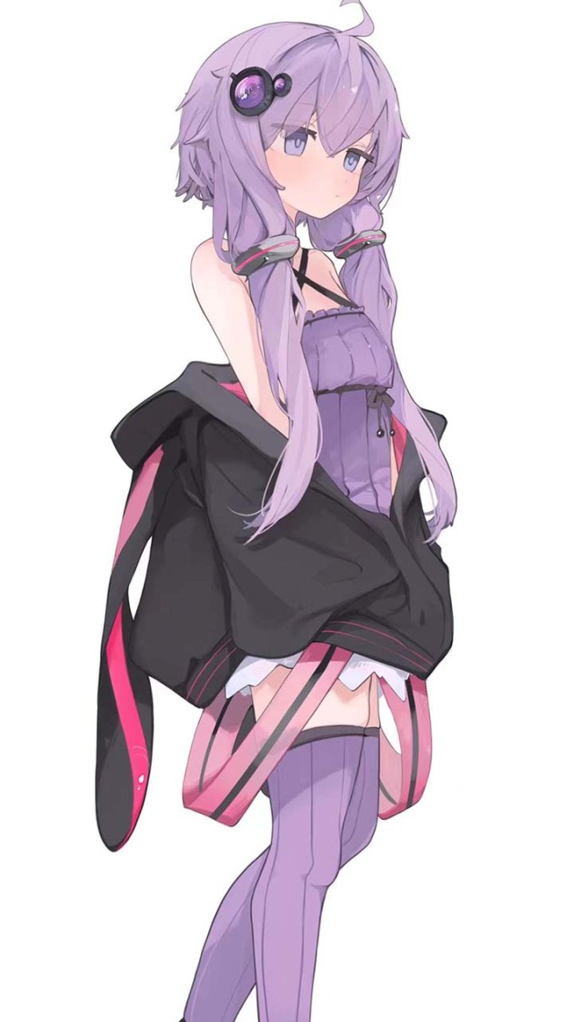 電競紫發美少女