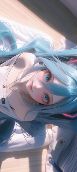 横版壁纸 二次元美女