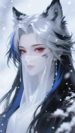 面纱狼女