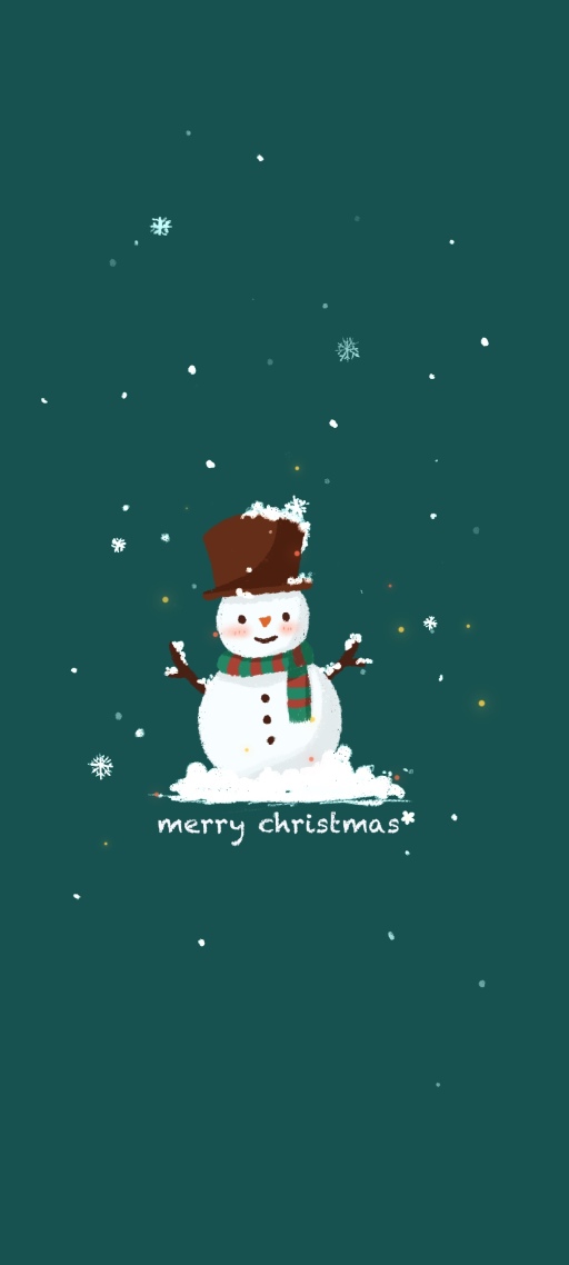 聖誕小雪人壁紙來咯