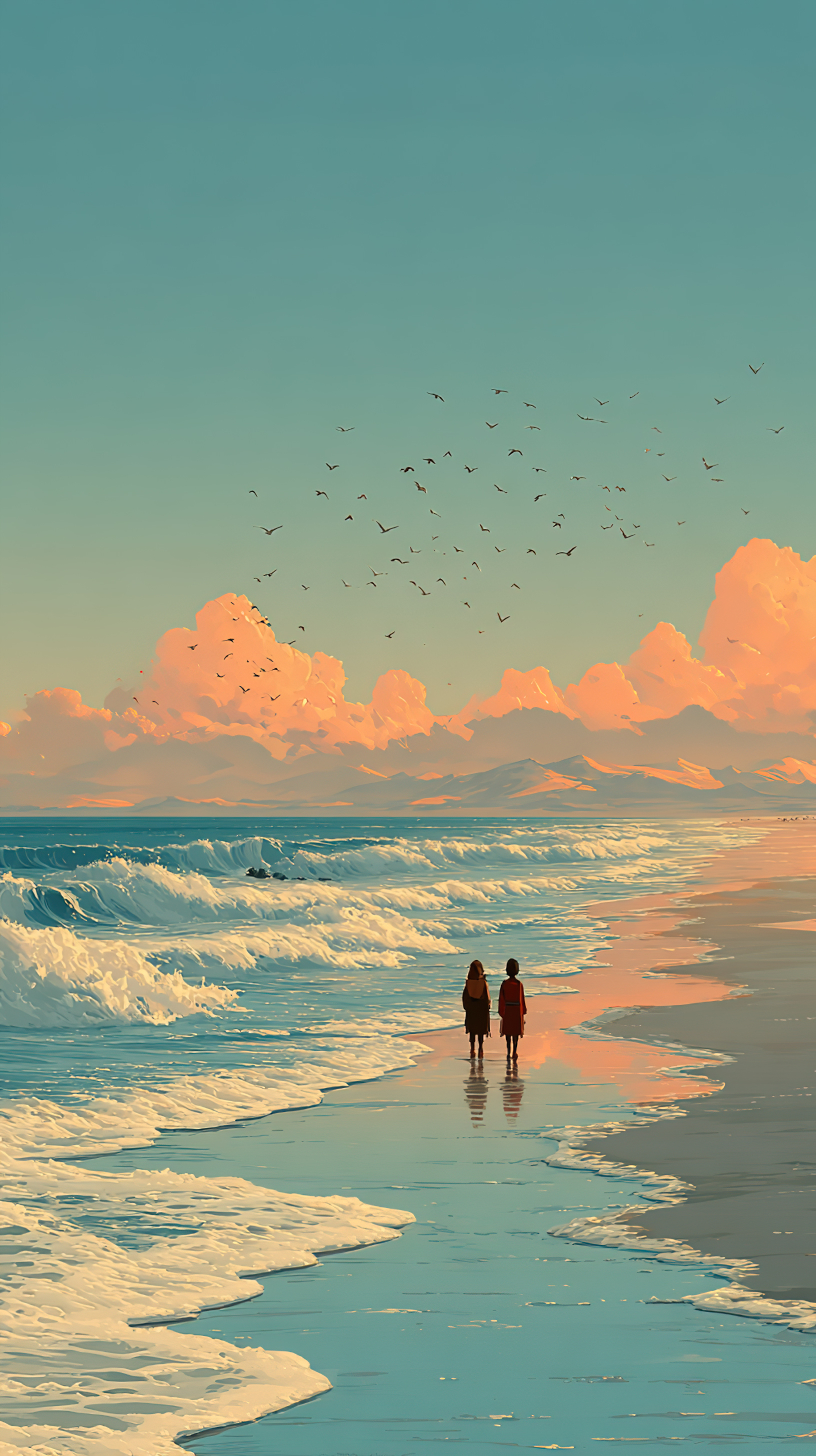 海灘漫步