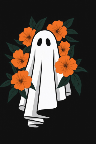 幽魂与花