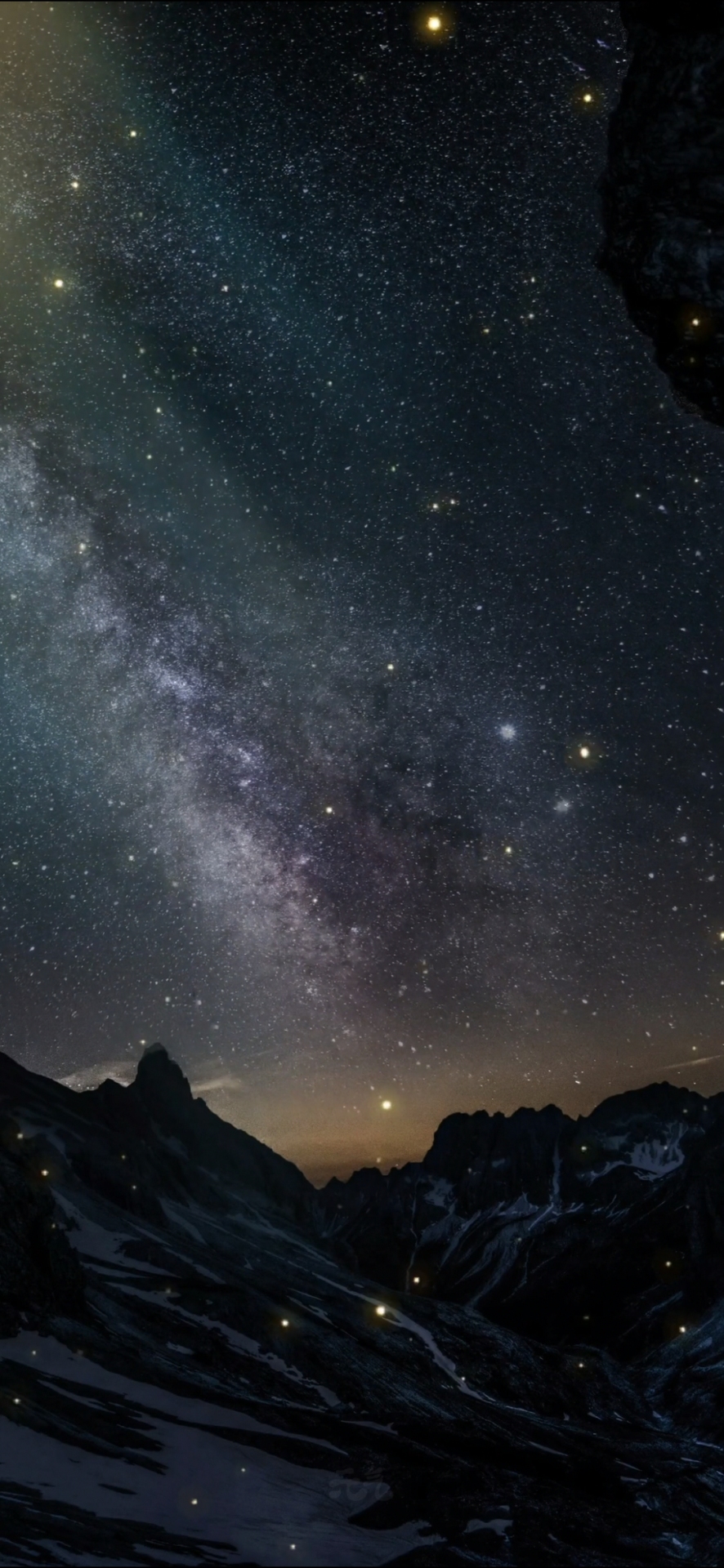 微信朋友圈背景圖片星空