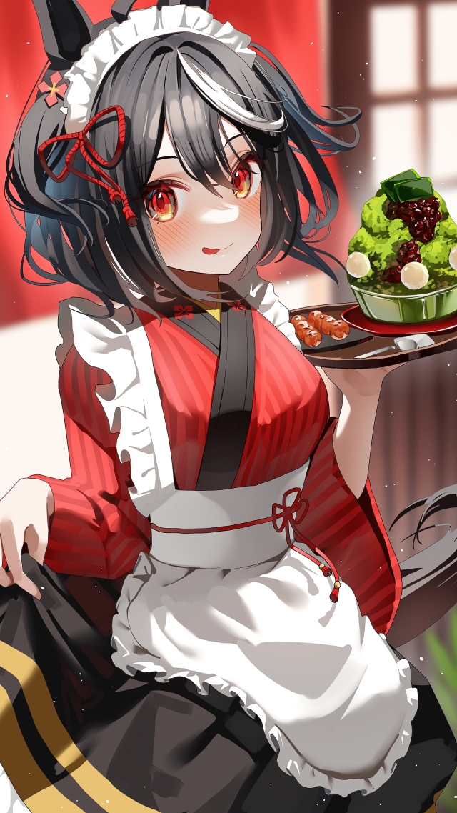 红衣少女(动漫手机静态壁纸) - 动漫手机壁纸下载 - 元气壁纸
