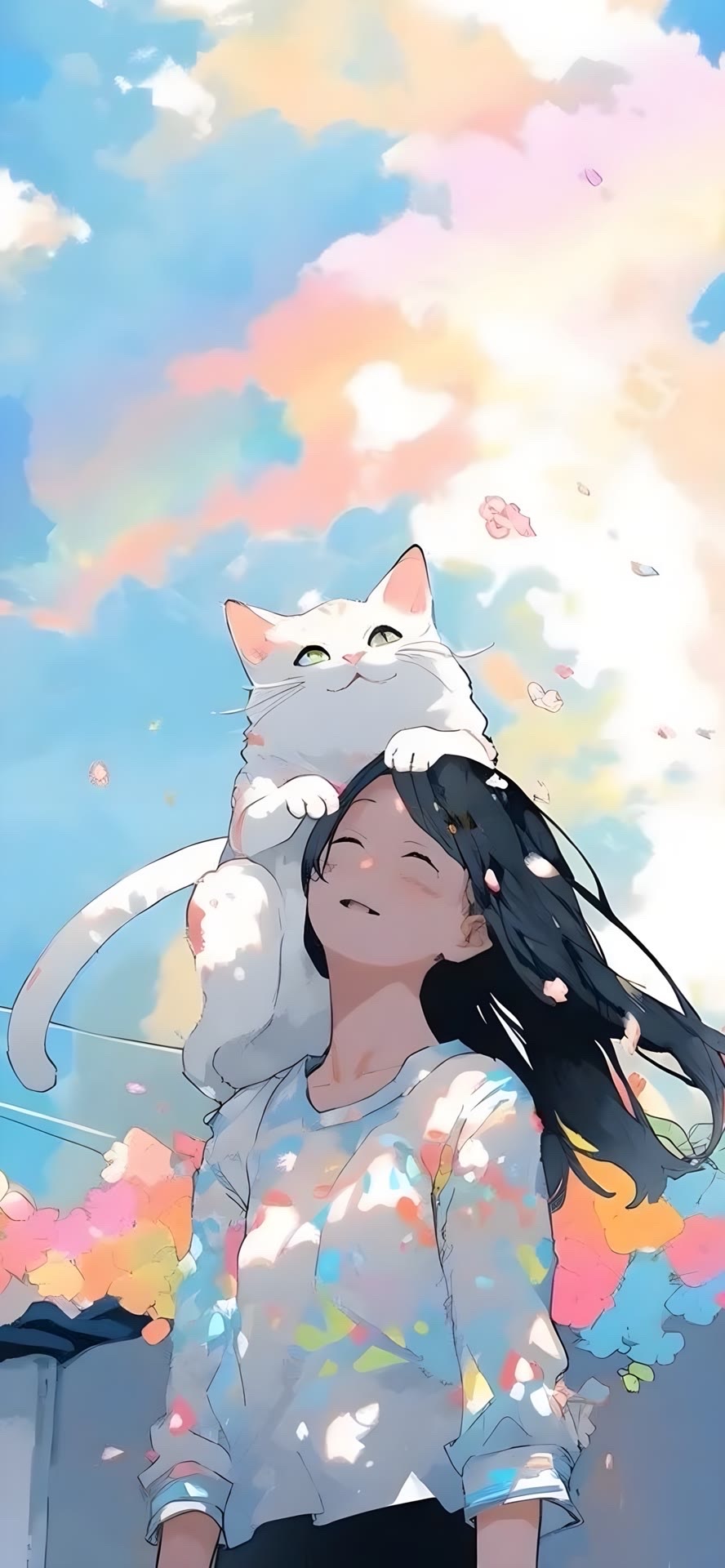 治愈貓貓少女