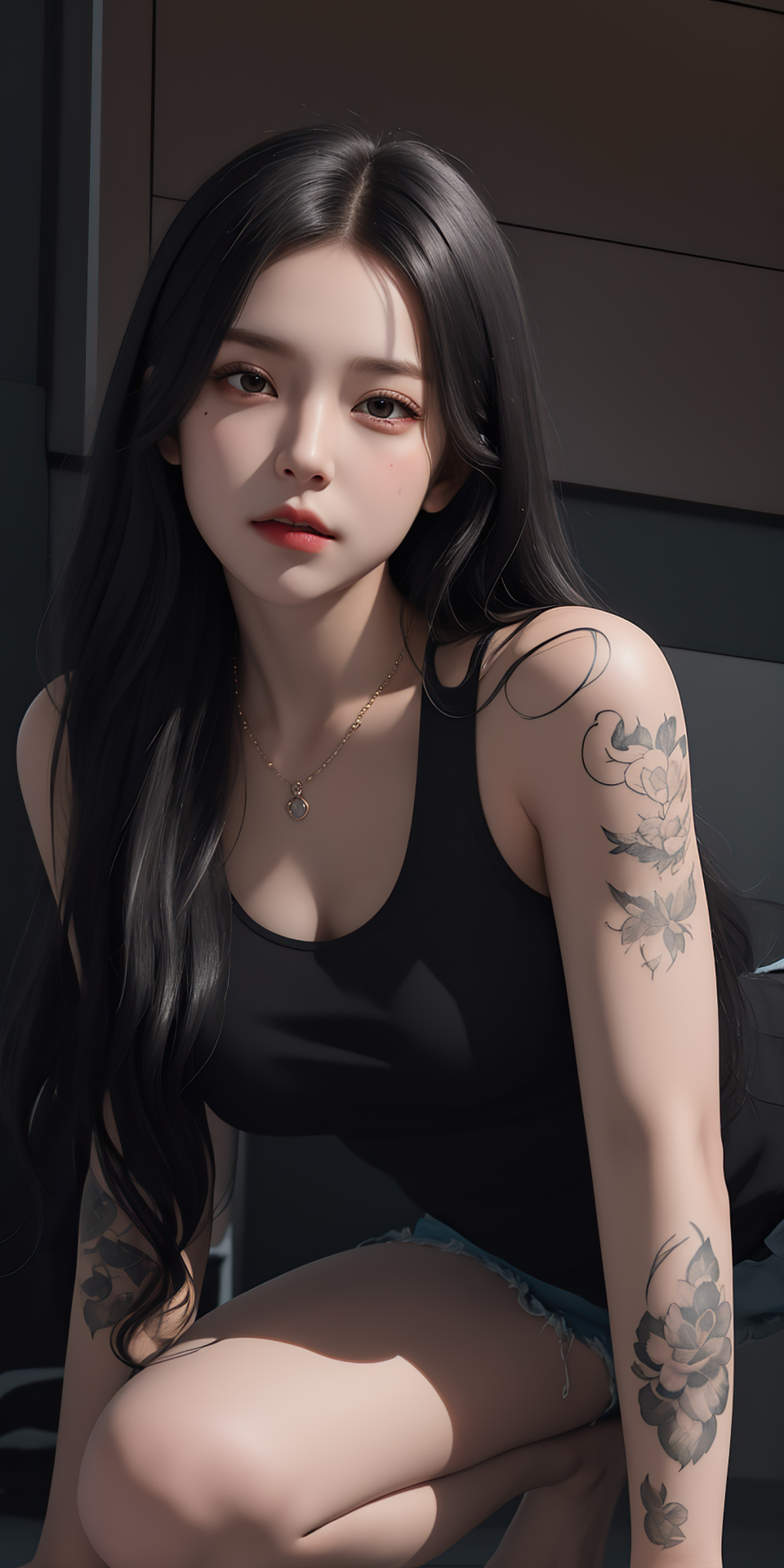 4K都市酷炫紋身少女