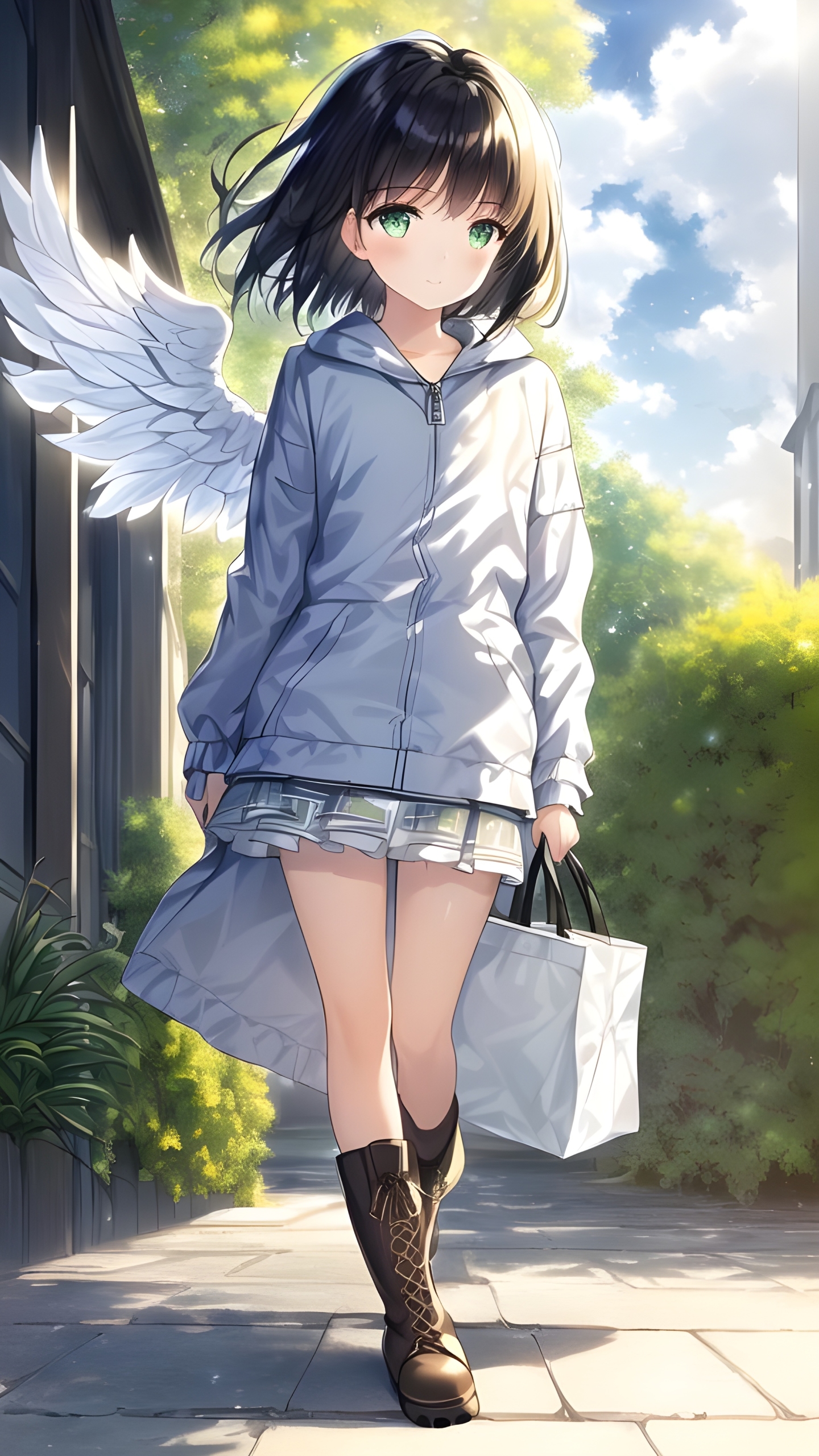 长翅膀的少女