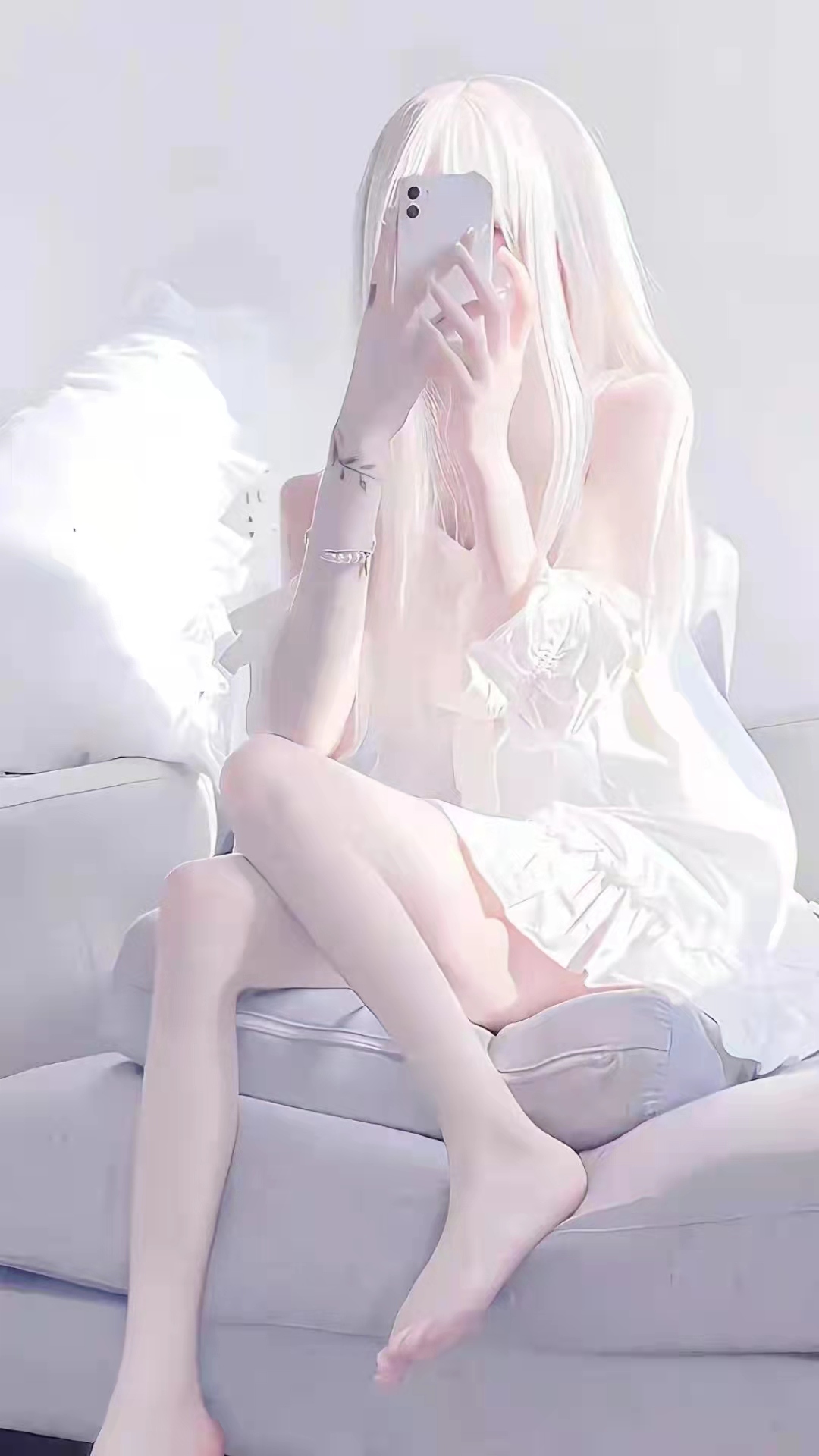 2022用這張壁紙，看美女可以長壽。微信壁紙