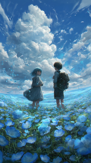 梦幻花海