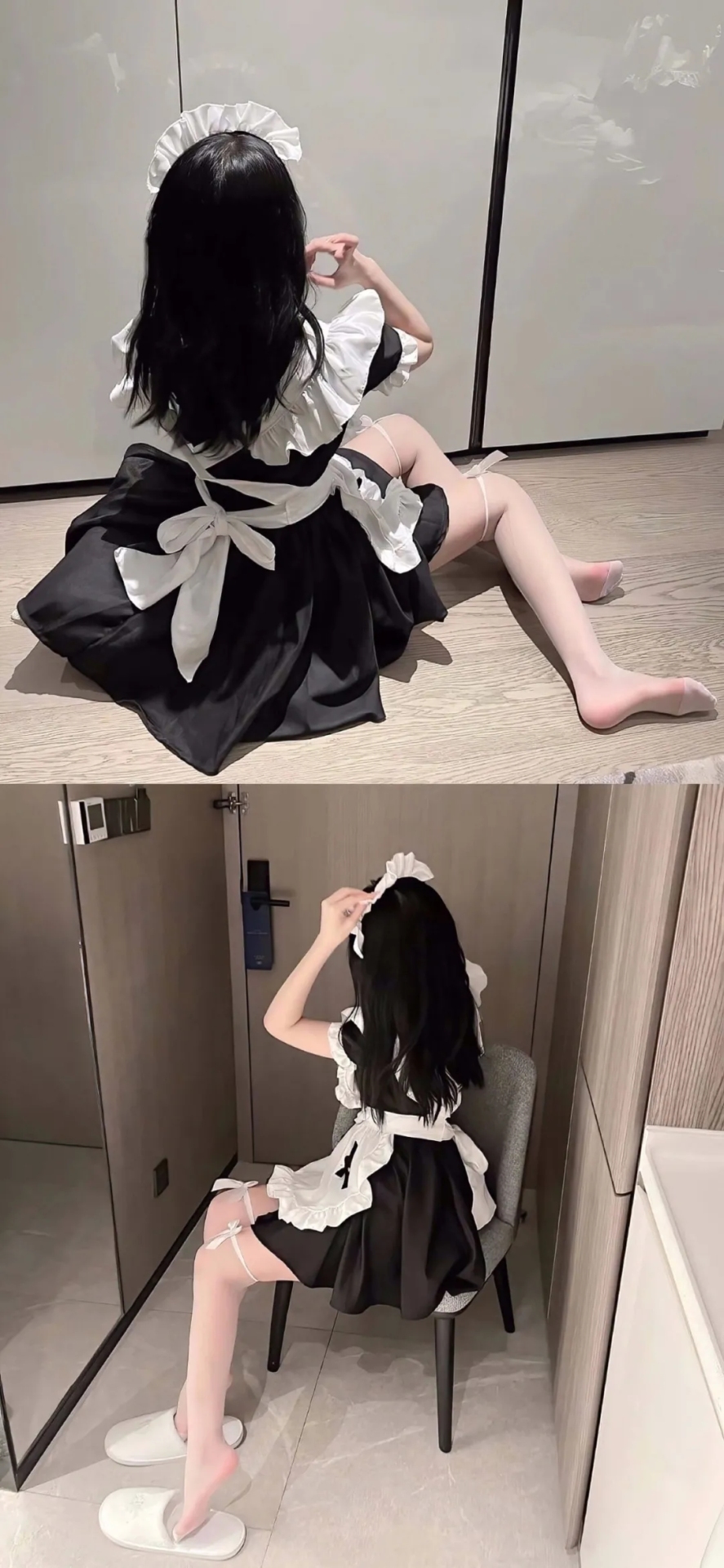 聊天背景圖白絲女僕