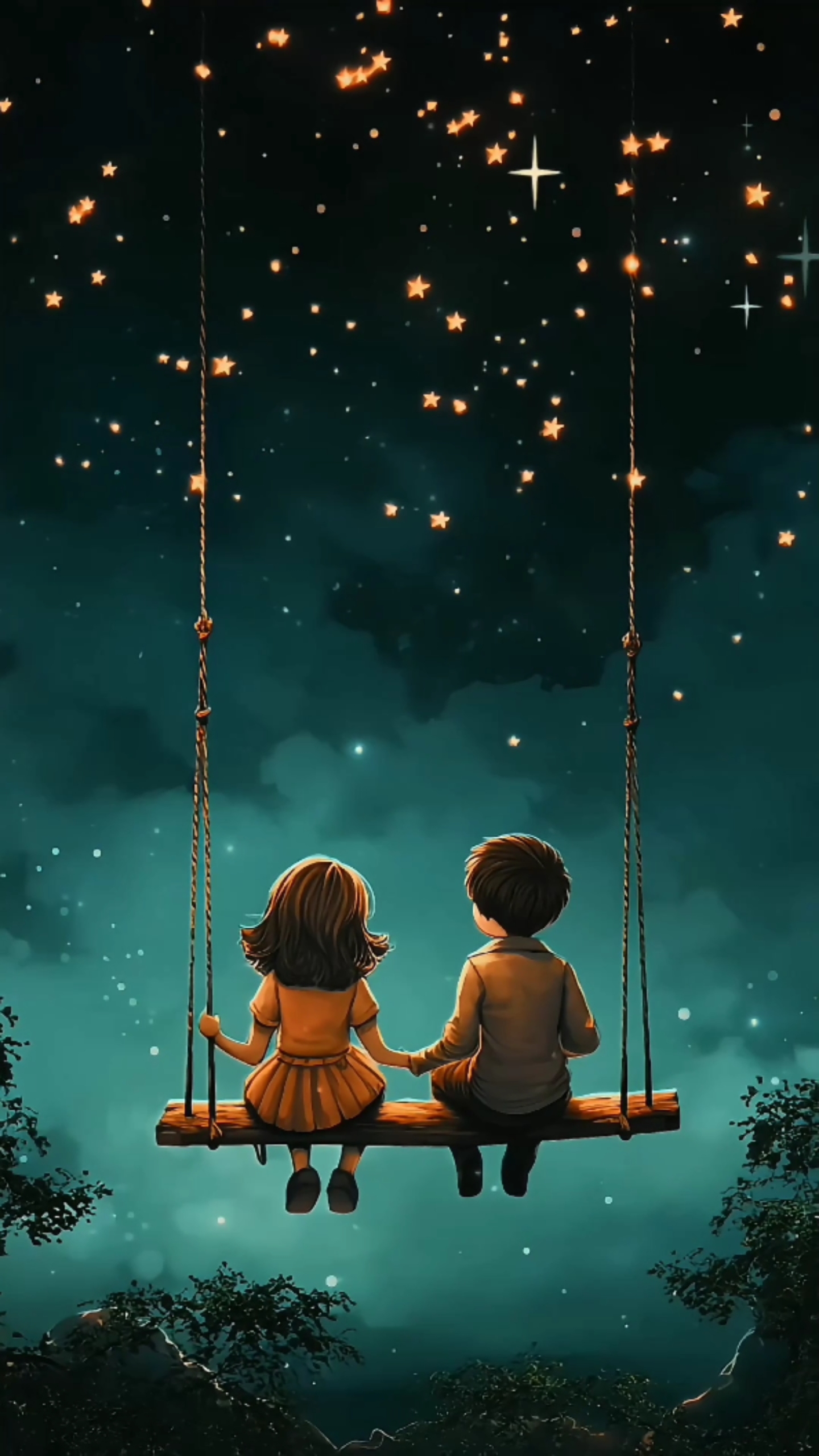 夜空中的小孩②