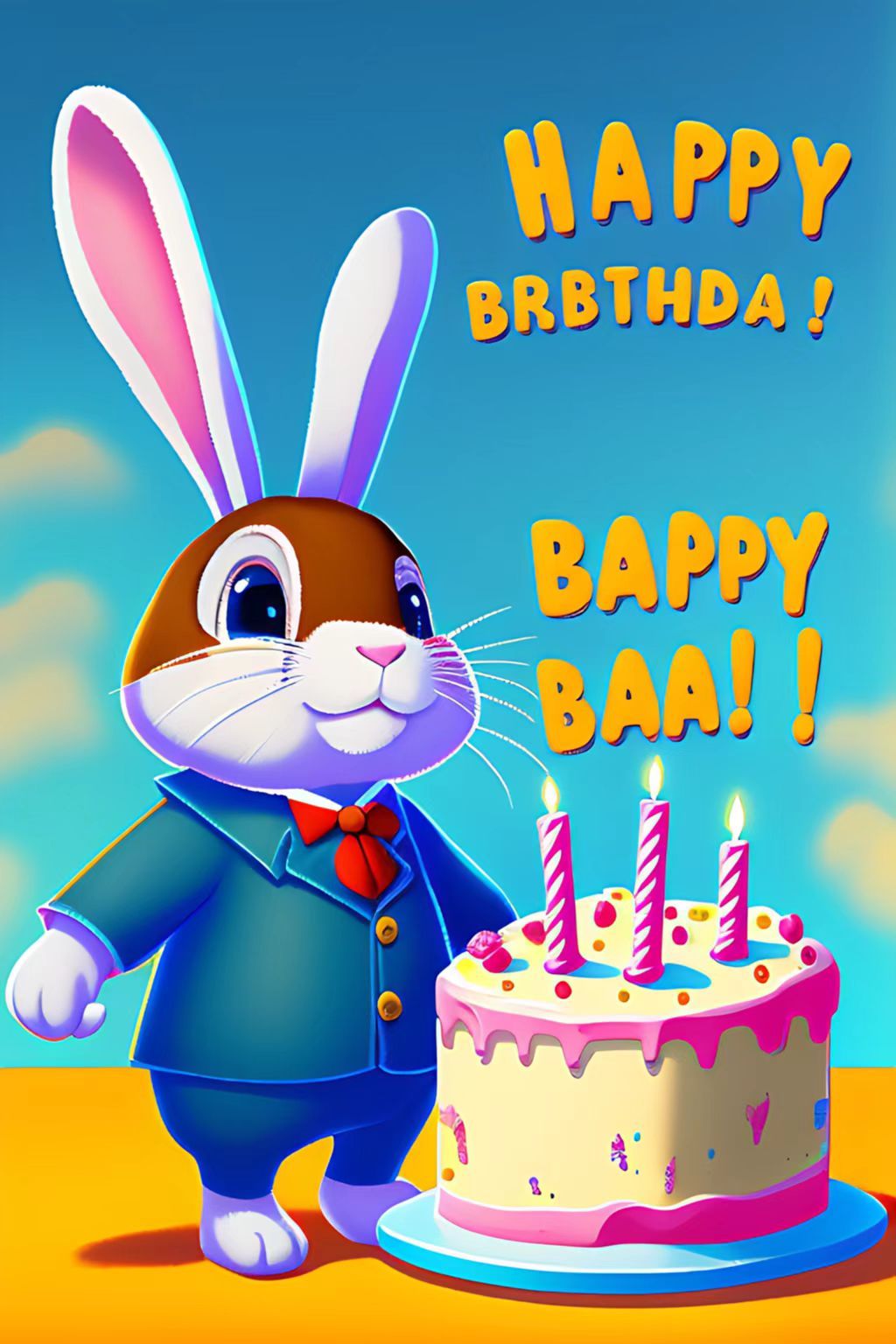 祝兔先生生日快樂！