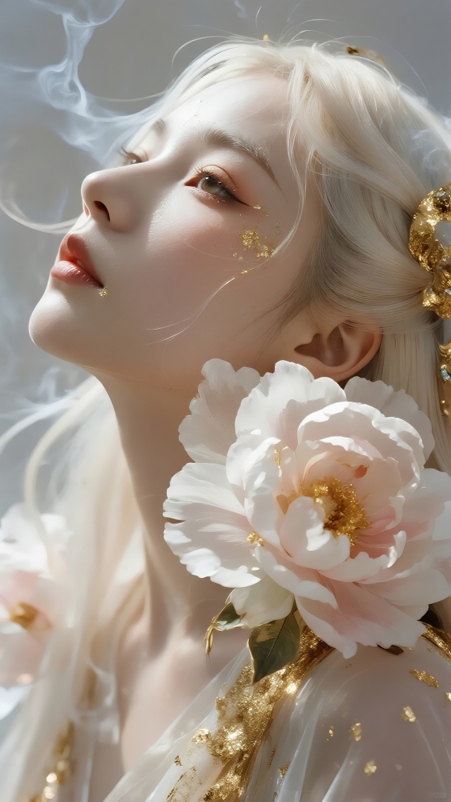 花与少女