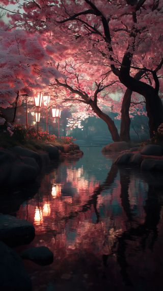 盛开的樱花