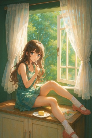 窗边自然少女