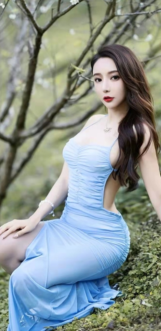 蓝色系美女③