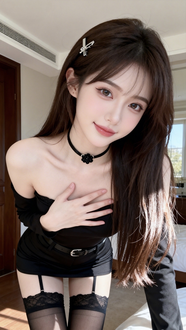 性感黑丝美女五