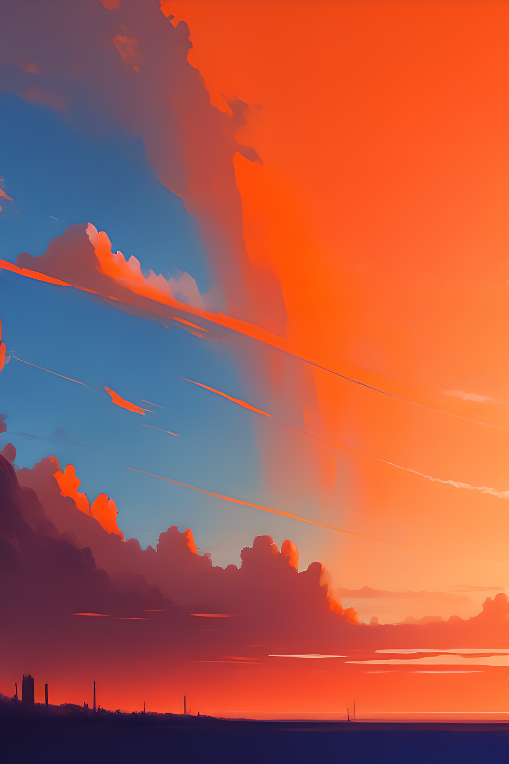 orange sky 