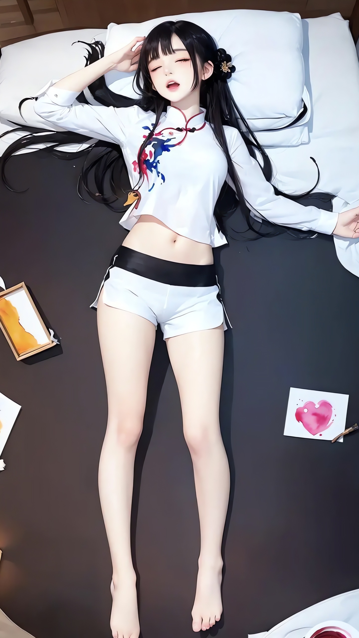 床上美少女
