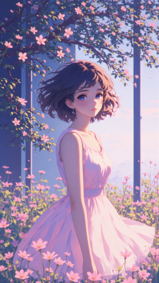 花海中