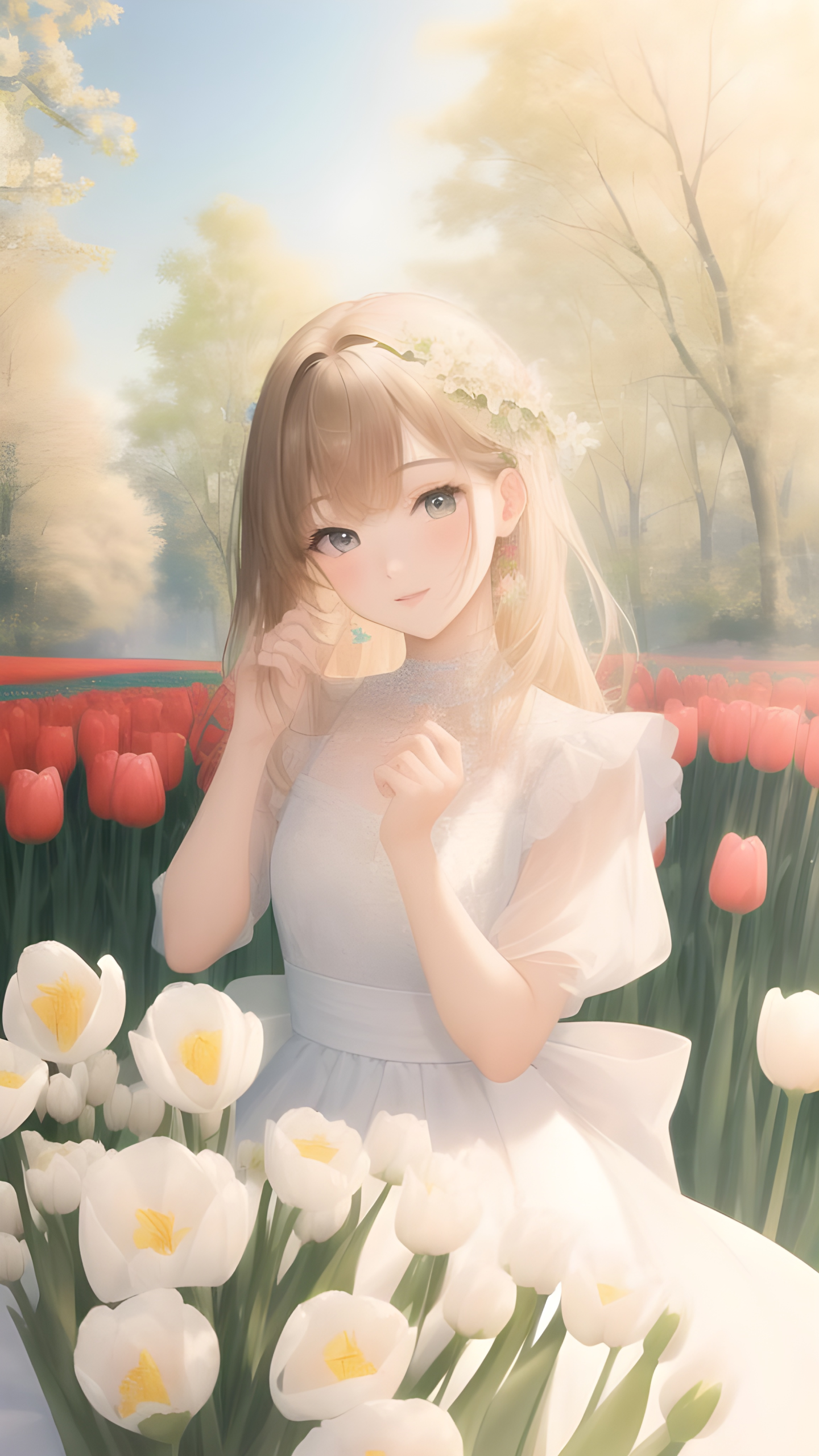 甜心郁金香女孩