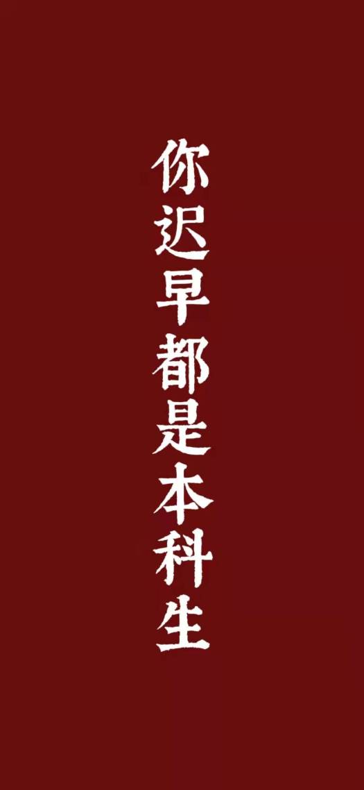 你迟早都是本科生微信聊天背景超清