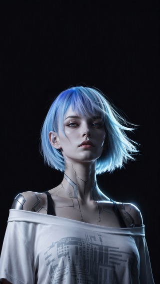赛博美女