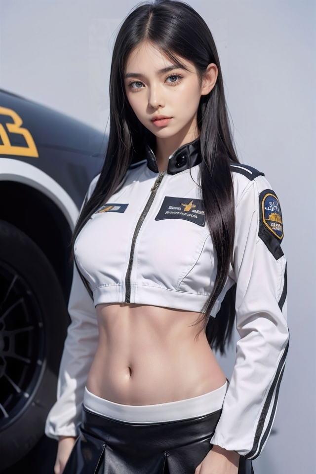 机车美女