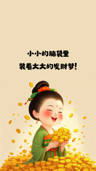 装着大大的发财梦