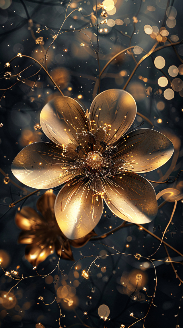静谧花语-金色芳华