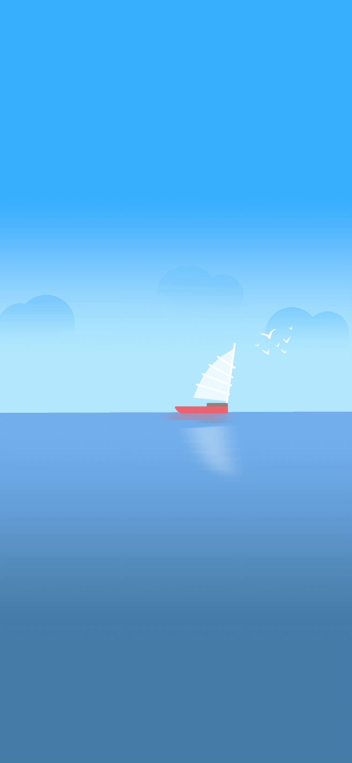 微信屏保壁紙大海孤舟