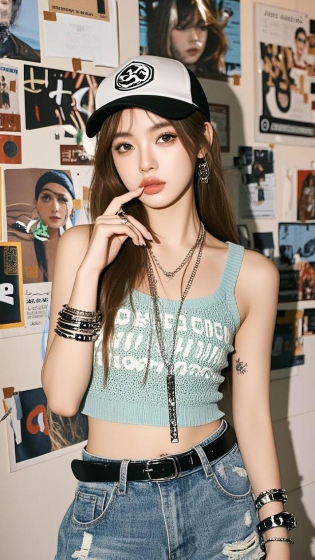 戴帽子的女孩