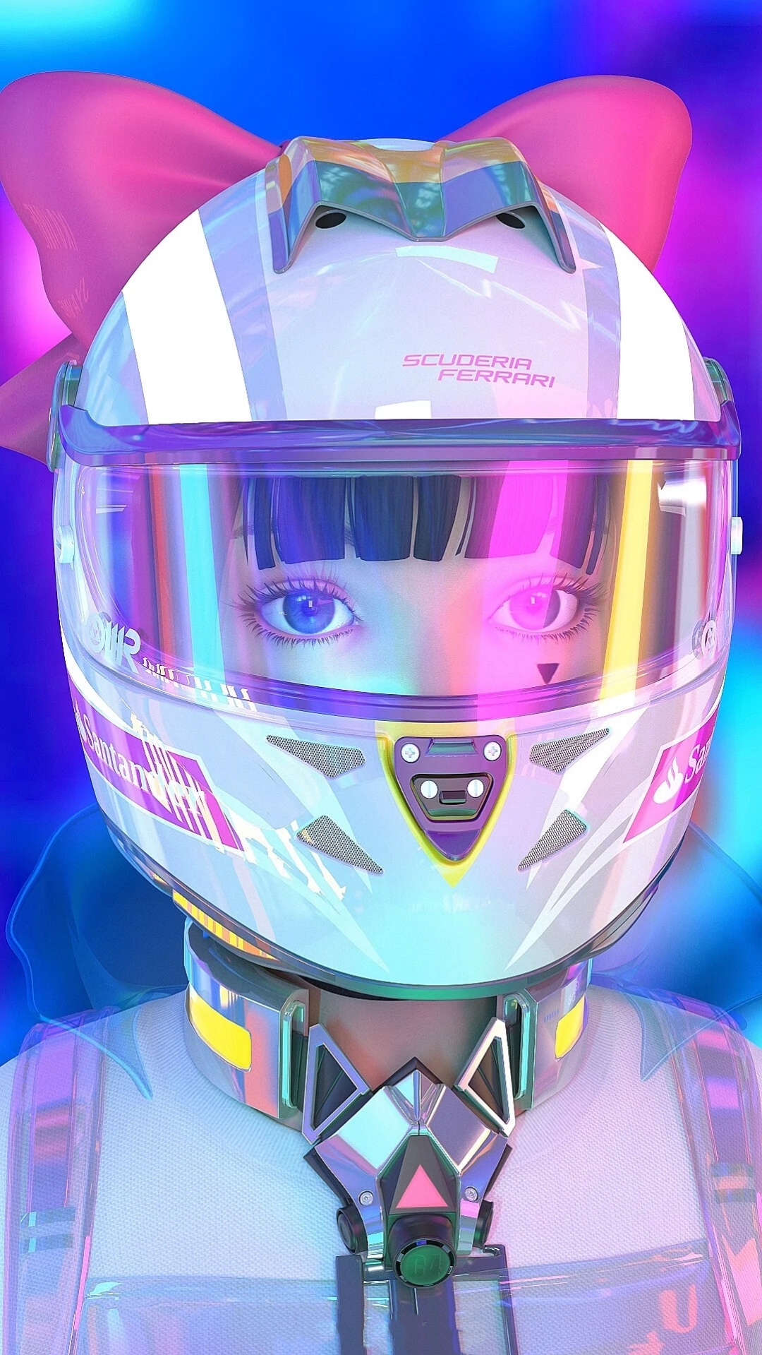 高清手機壁紙機車女孩