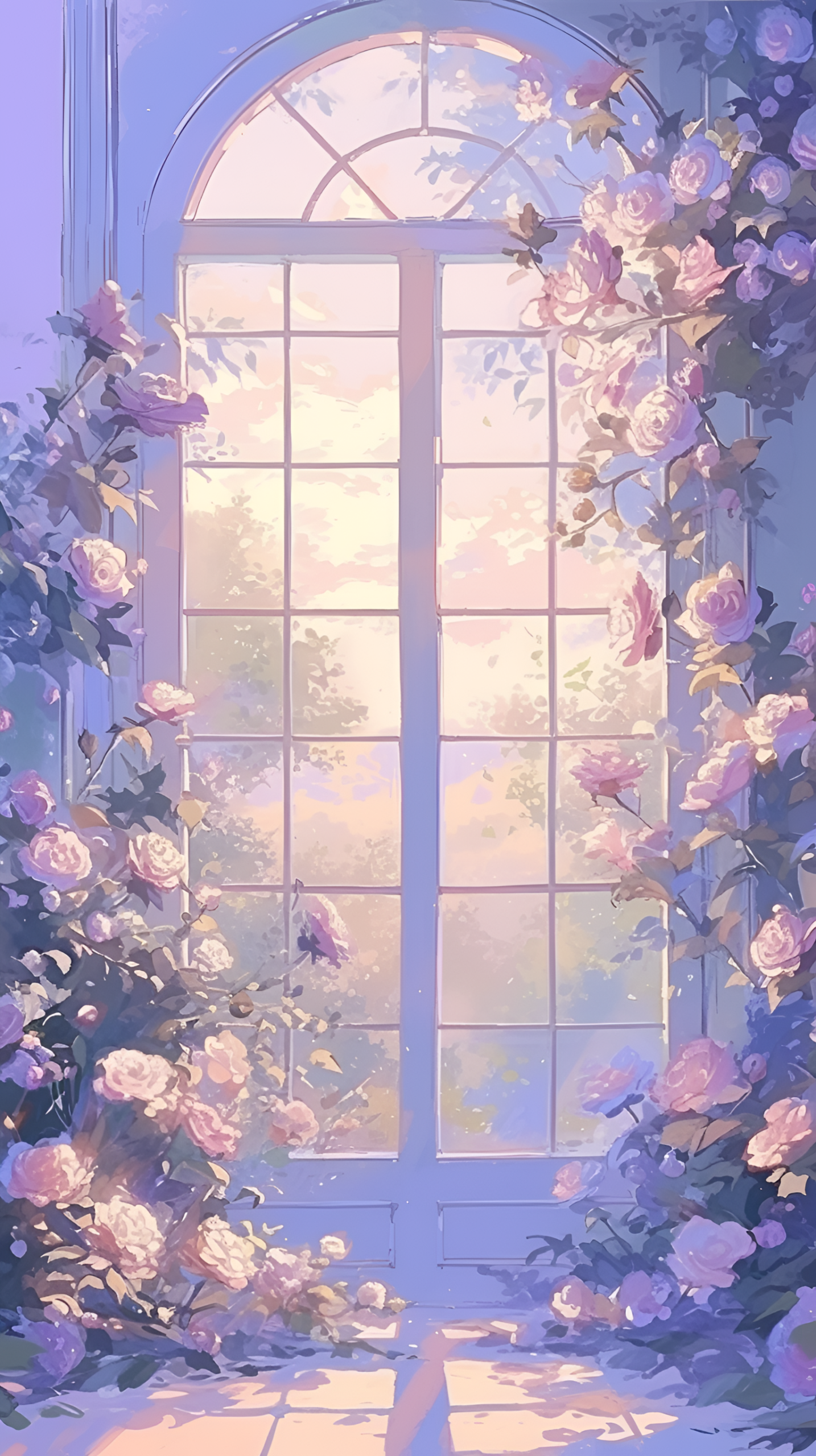 窗邊繁花