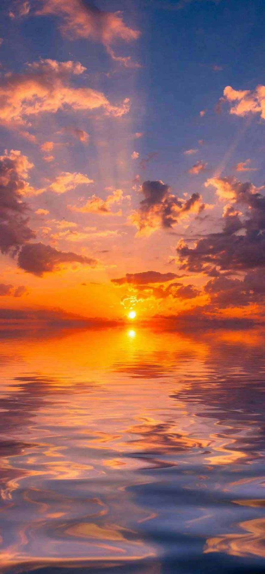 海上夕阳