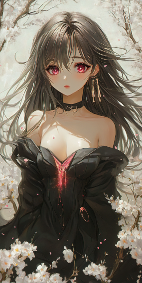 白色花丛