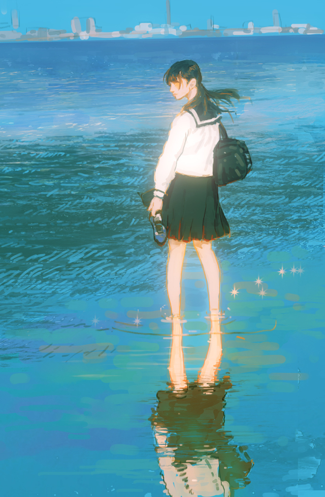 微信背景壁紙海風