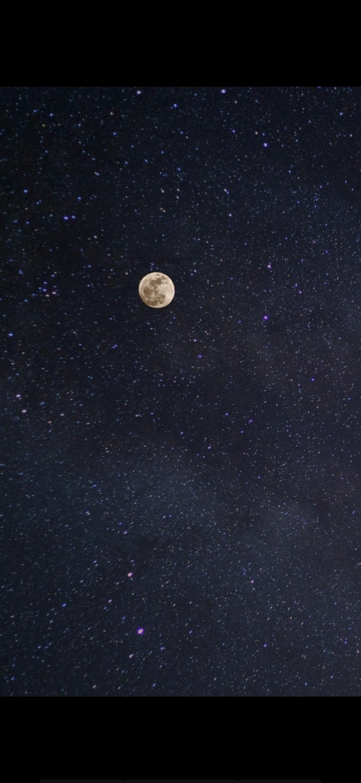簡約黑色星空
