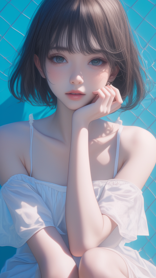 阳光甜美女孩