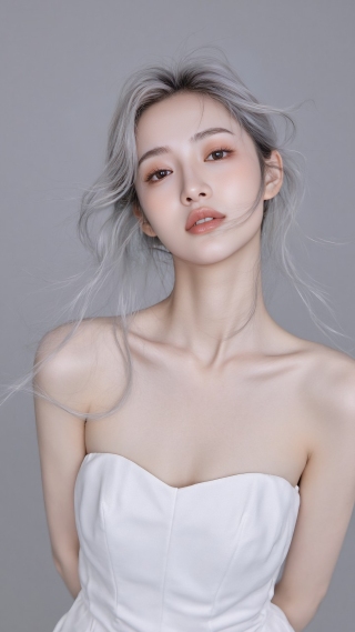 银发美少女