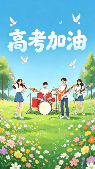 高考加油治愈唯美小清晰壁纸