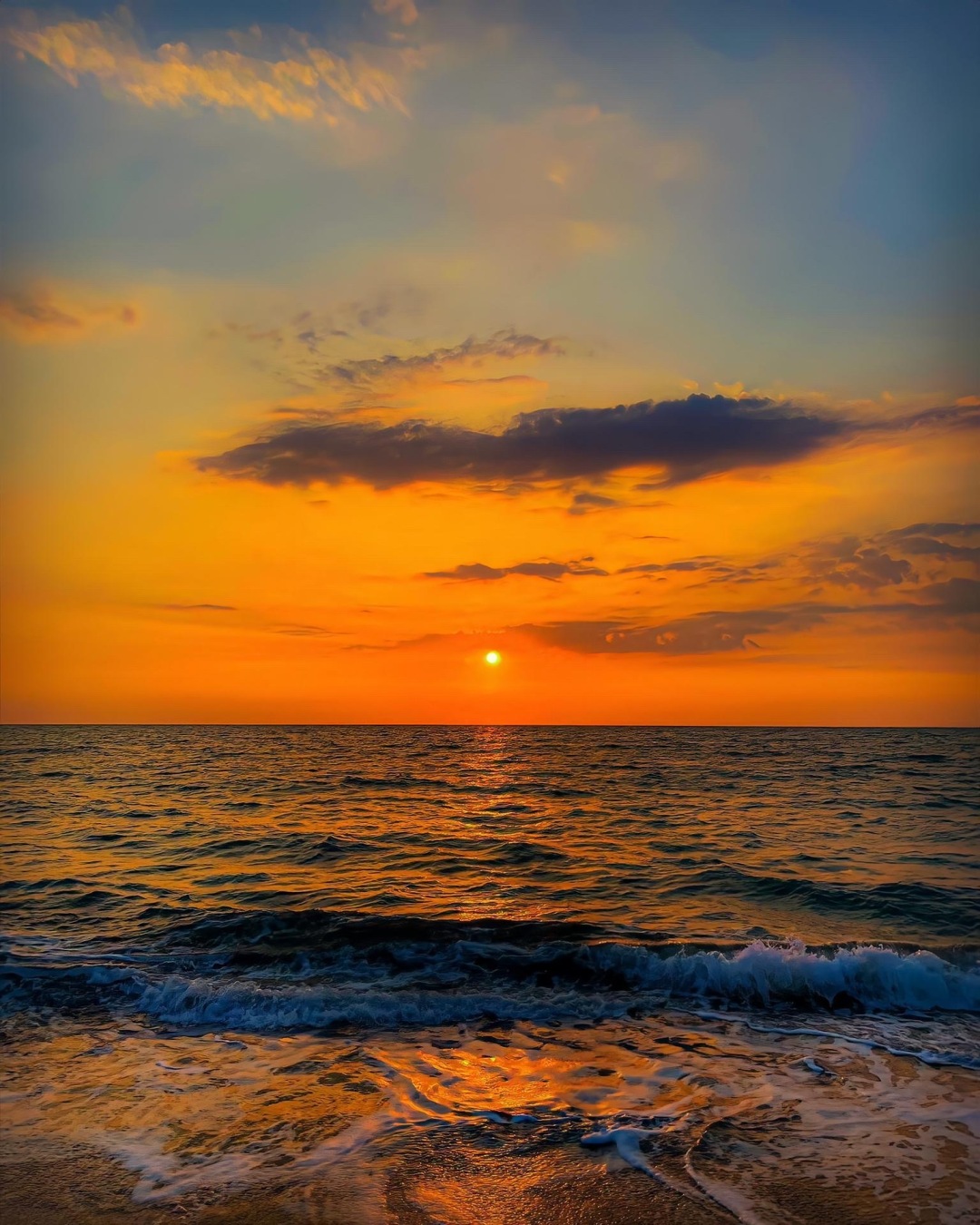 海上日落