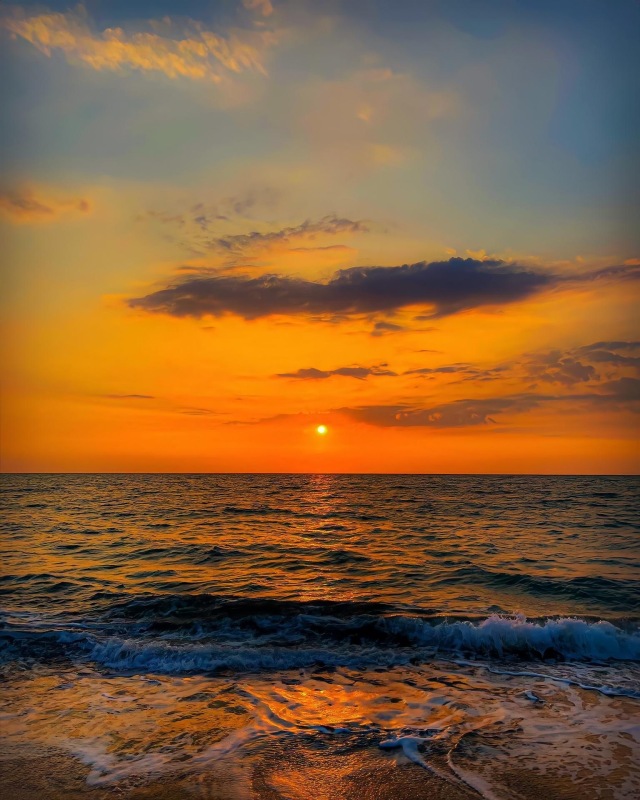 海上日落