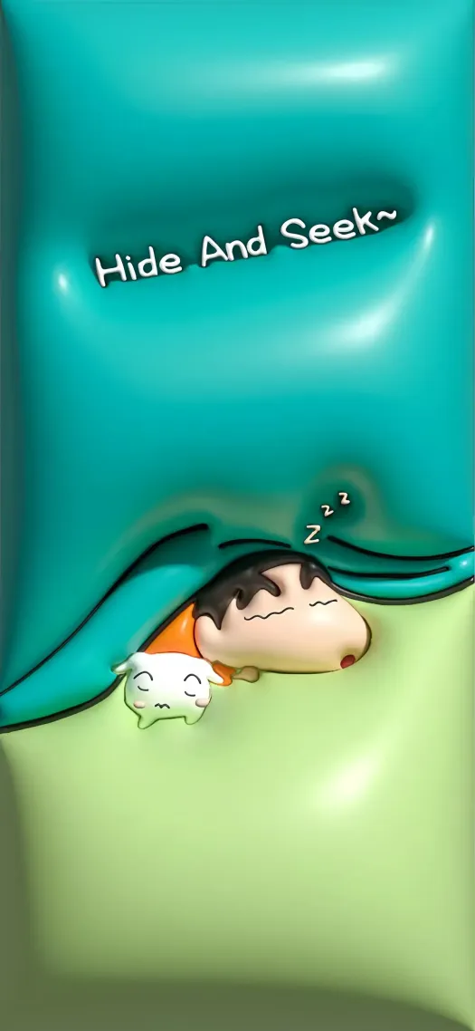 3D立体感蜡笔小新壁纸